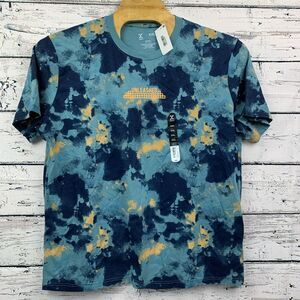 Xersion "Unleashed" Men's 100% Cotton‎ T-Shirt Teal Camo [Size XXL] NWT
